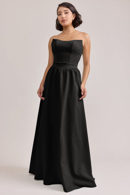 Sutton Crepe Dress | Made To Order | Black
