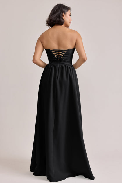 Sutton Crepe Dress | Made To Order | Black