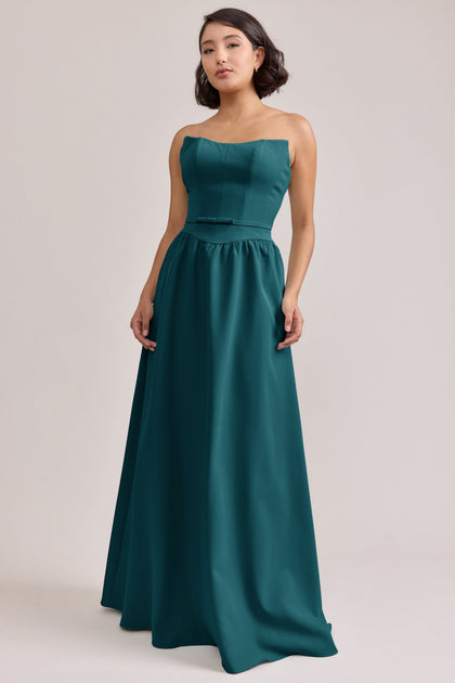 Sutton Crepe Dress | Made To Order | Classic Emerald