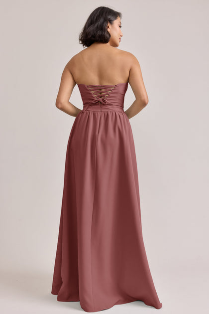 Sutton Crepe Dress | Made To Order | Dusty Rose