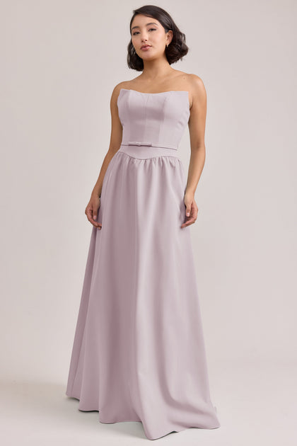 Sutton Crepe Dress | Made To Order | Lilac