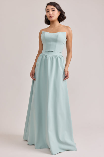 Sutton Crepe Dress | Made To Order | Sage