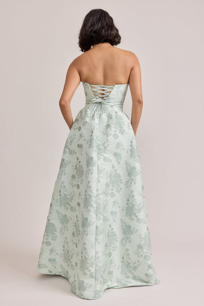 Model: Clarissa; Size: 6; Color: Sage