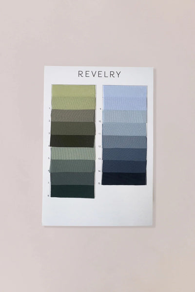 Blues and Greens Chiffon