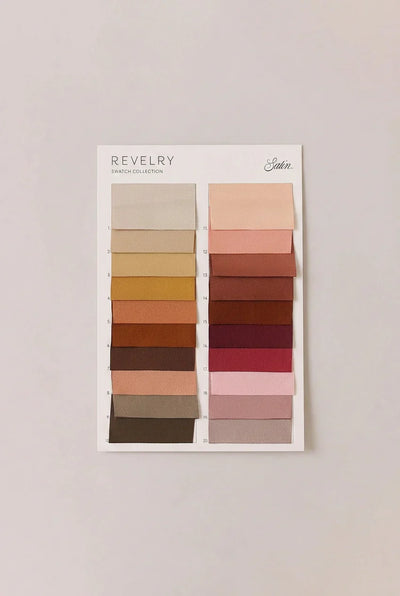 Neutrals Rusts Burgundies and Dusty Pinks Satin