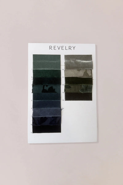 Blues and Greens Velvet
