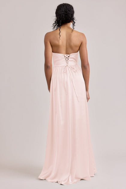 Sydney Satin Dress | Made To Order | Blush