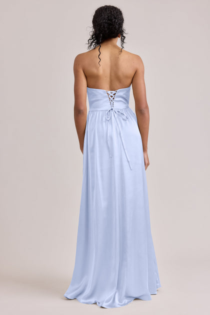 Sydney Satin Dress | Made To Order | Periwinkle