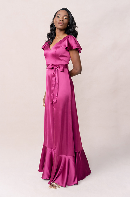 Model: April; Size: 4; Color: Fuchsia