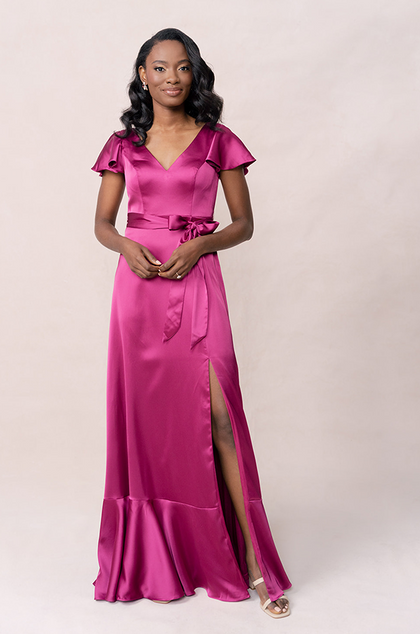 Model: April; Size: 4; Color: Fuchsia