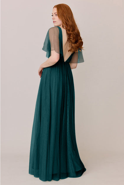 Thea Tulle Dress | Made To Order | Classic Emerald
