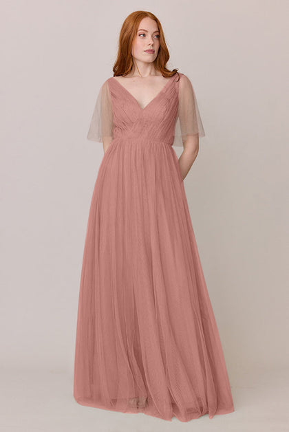 Thea Tulle Dress | Made To Order | Desert Rose