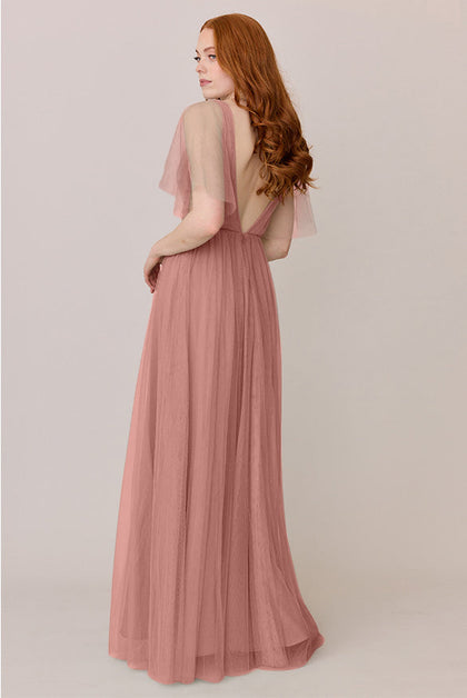 Thea Tulle Dress | Made To Order | Desert Rose