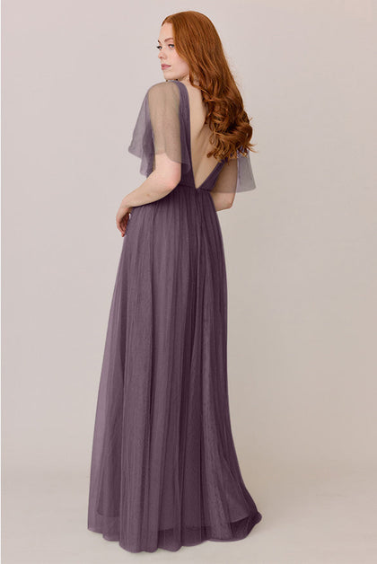 Thea Tulle Dress | Made To Order | Dusty Purple