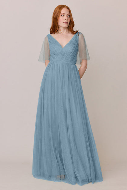 Thea Tulle Dress | Made To Order | French Blue