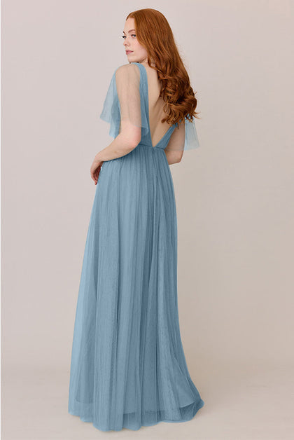 Thea Tulle Dress | Made To Order | French Blue