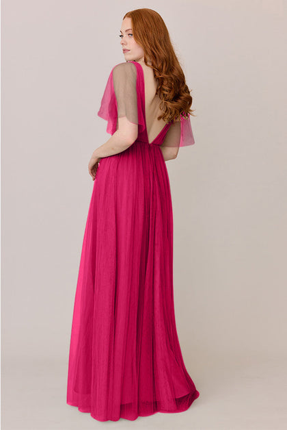 Thea Tulle Dress | Made To Order | Hot Pink
