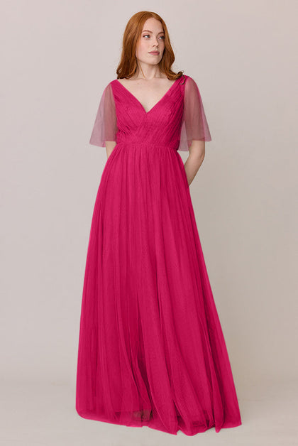 Thea Tulle Dress | Made To Order | Hot Pink