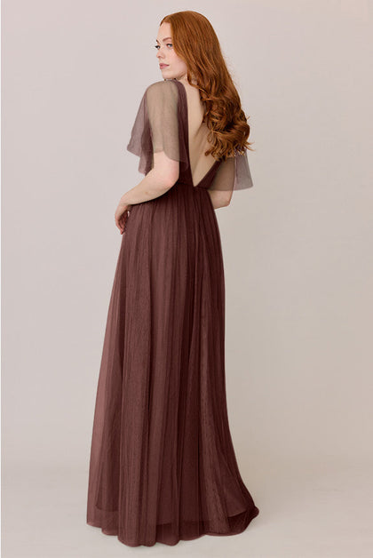 Thea Tulle Dress | Made To Order | Mahogany