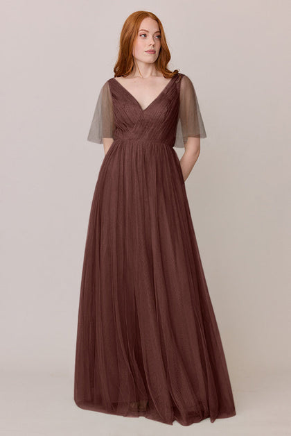 Thea Tulle Dress | Made To Order | Mahogany