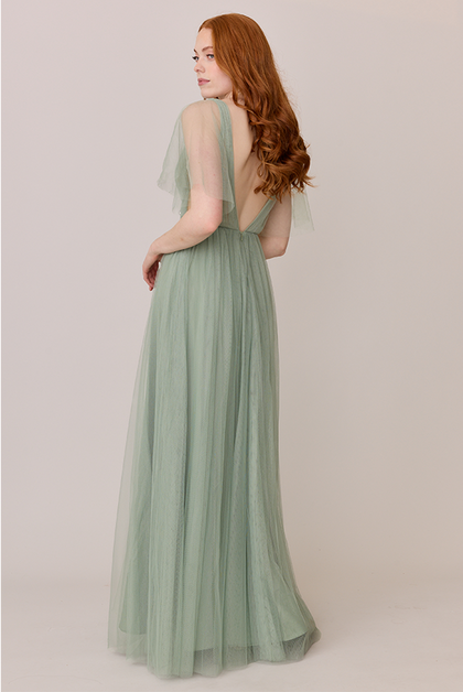 Thea Tulle Dress | Made To Order | Sage