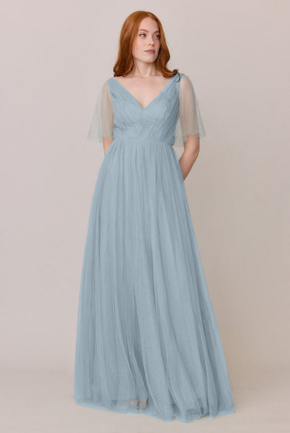 Thea Tulle Dress | Made To Order | Sky Blue