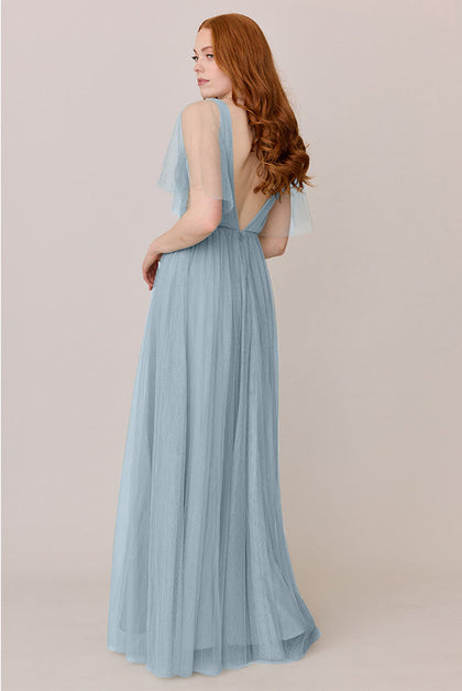 Thea Tulle Dress | Made To Order | Sky Blue