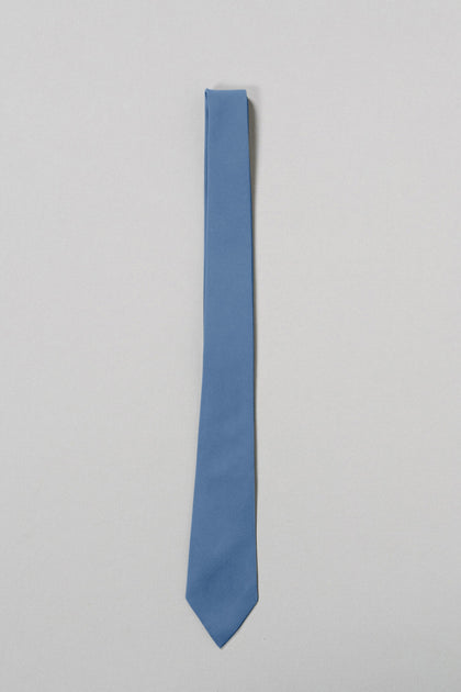 Chiffon Tie | Made To Order | Dusty Blue