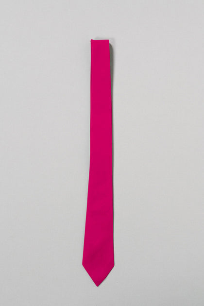 Chiffon Tie | Made To Order | Hot Pink