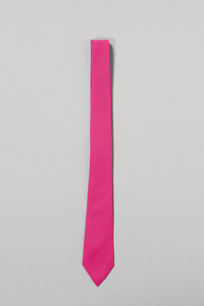 Chiffon Tie | Made To Order | Malibu Pink