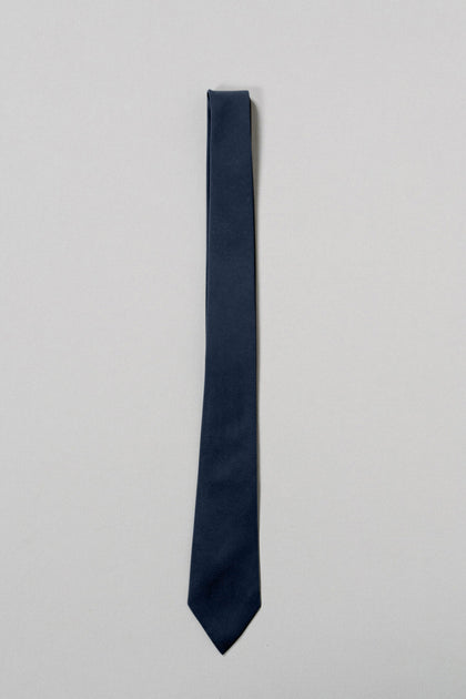 Chiffon Tie | Made To Order | Navy Blue