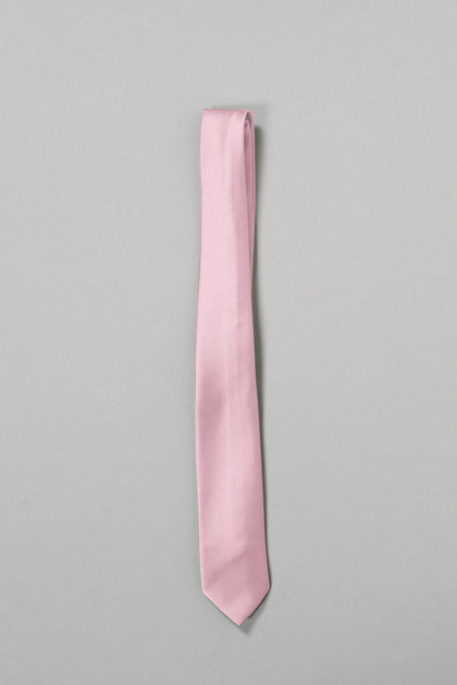 Satin Tie | Made To Order | Baby Pink