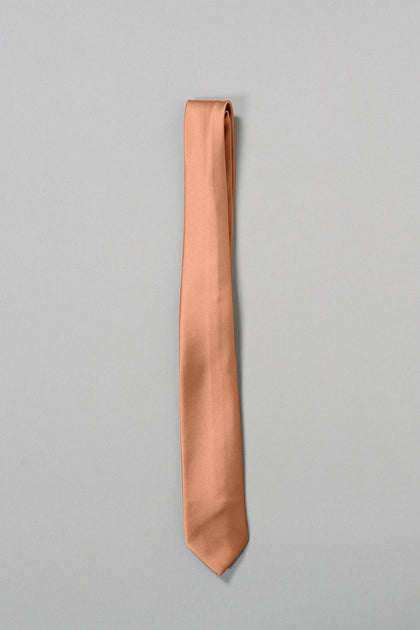 Satin Tie | Made To Order | Copper