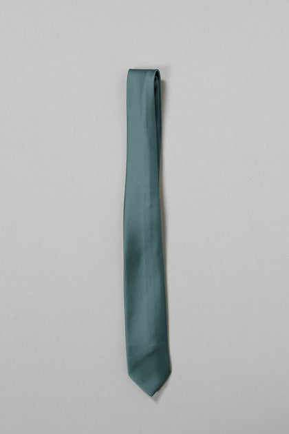 Satin Tie | Made To Order | Eucalyptus