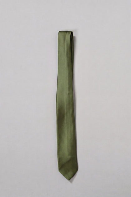 Satin Tie | Made To Order | Fern