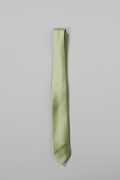 Satin Tie | Made To Order | Matcha