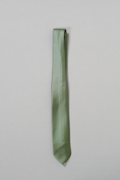 Satin Tie | Sage
