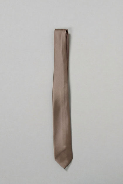 Satin Tie | Made To Order | Truffle