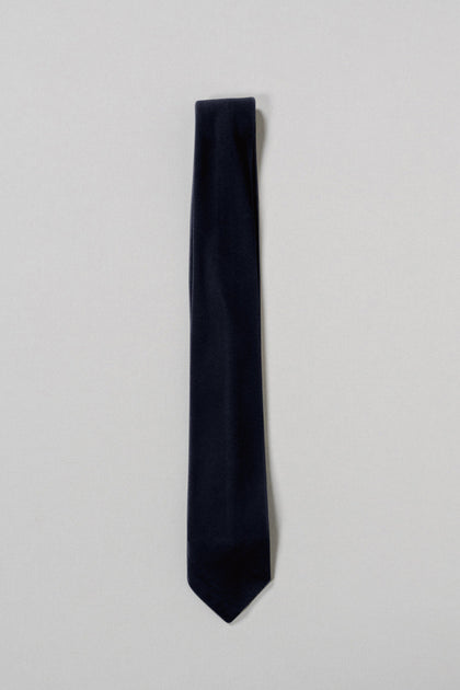 Velvet Tie | Made To Order | Navy Blue