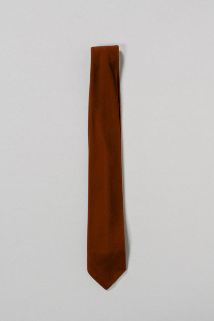 Velvet Tie | Made To Order | Rust