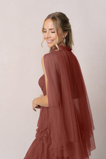 Tulle Cape | Made To Order | Cinnamon Rose
