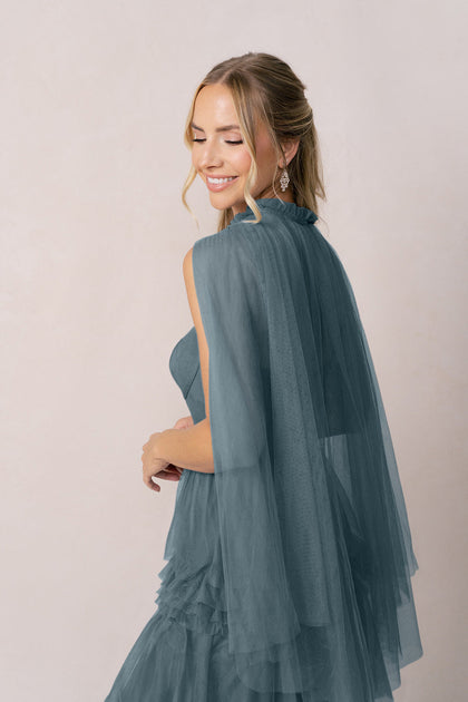 Tulle Cape | Made To Order | Eucalyptus