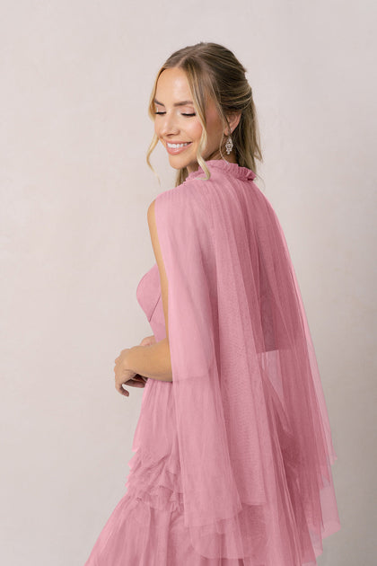 Tulle Cape | Made To Order | Rosette