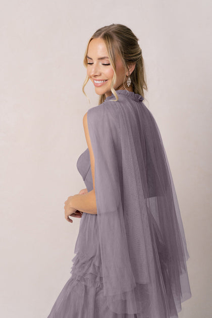 Tulle Cape | Made To Order | Wisteria