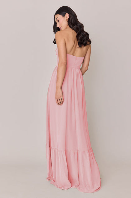 Valentina Chiffon Dress | Made To Order | Blushing Bride