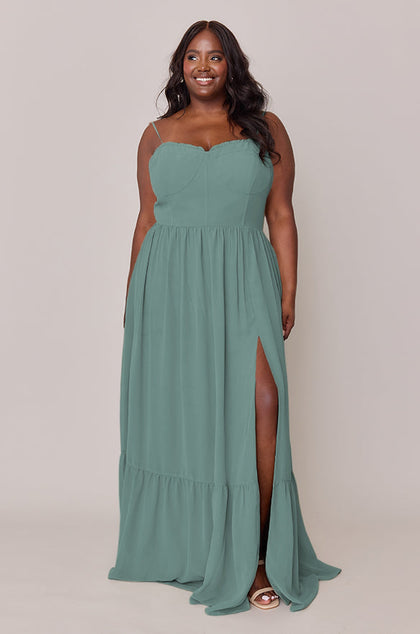 Valentina Chiffon Dress | Made To Order | Rosemary