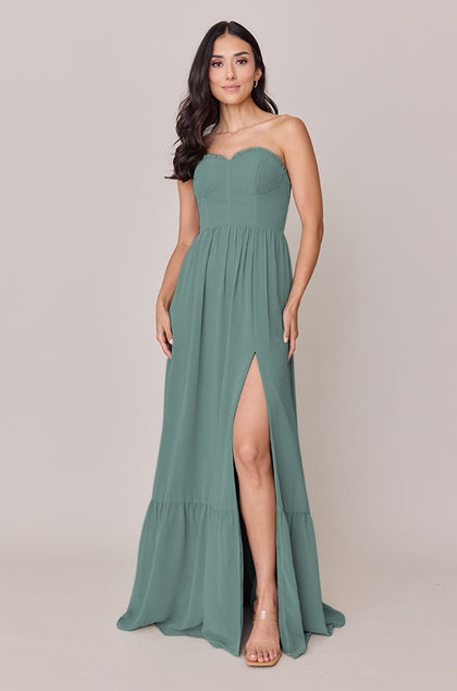Valentina Chiffon Dress | Made To Order | Rosemary