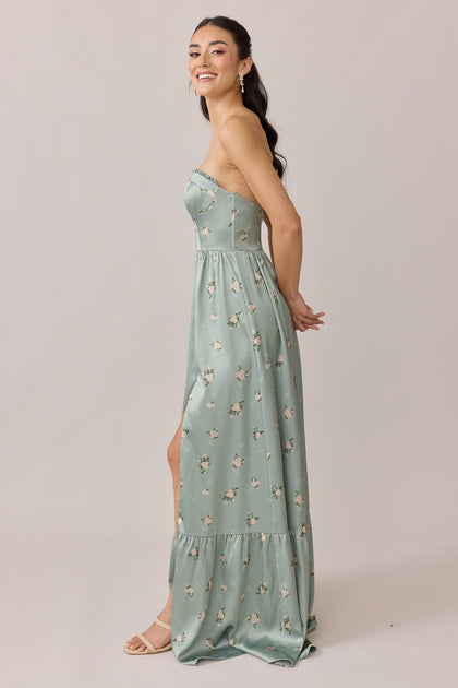 Model: Saije; Size: 4; Color: Sage Petit Rose