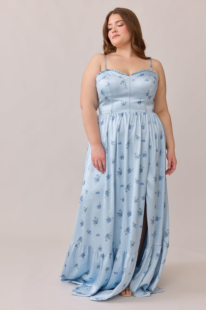 Model: Tegan; Size: 20; Color: Sky Blue Petit Rose
