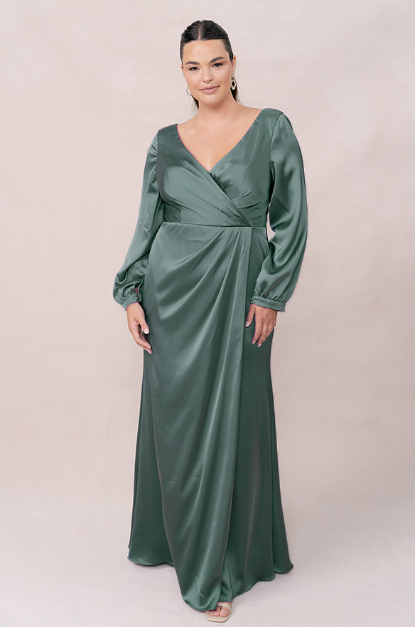 Vera Satin Dress | Made To Order White Pearl Vera Satin Dress | Made To Order White Pearl